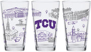 Texas Christian University 16 oz. Pint Glass