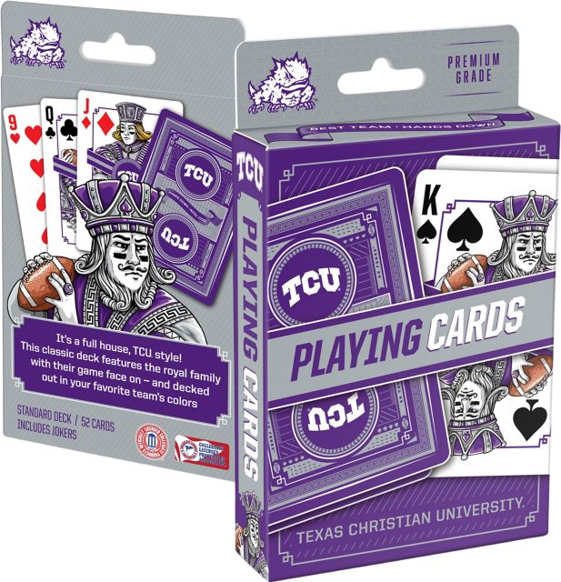 Texas Christian University Horned Frogs Playing Cards