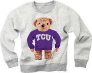 Texas Christian University Youth Teddy Bear Crewneck