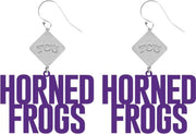 Texas Christian University Betsey Laser Cut Earrings