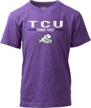 Texas Christian University Horned Frogs Boys Short Sleeve T-Shirt