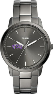 Fossil The Minimalist Three-Hand Smoke Stainless Steel Watch - ONLINE ONLY