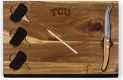Texas Christian University Cheese Cutting Board & Tools Set - ONLINE ONLY