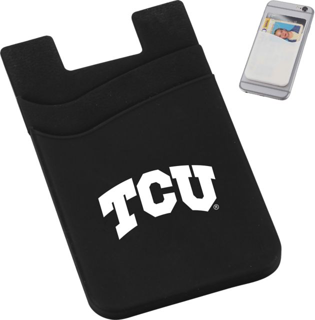 Texas Christian University Silicone Card Wallet