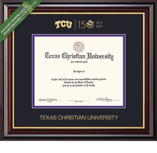Framing Success Windsor 8.5 x 11 Diploma with 150th Anniversary Embossed Double Mat - ONLINE ONLY