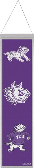 Texas Christian University 8 x 32 Wool Banner