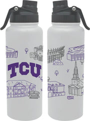 Texas Christian University 34 oz. Bottle