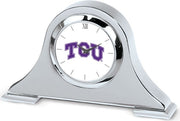 CSI Silver Napoleon Desk Clock With Colored Medallion - ONLINE ONLY