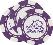 Texas Christian University Chip Ball Marker 3 Pack