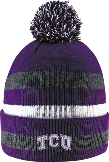 Texas Christian University Knit Cuff Pom Hat