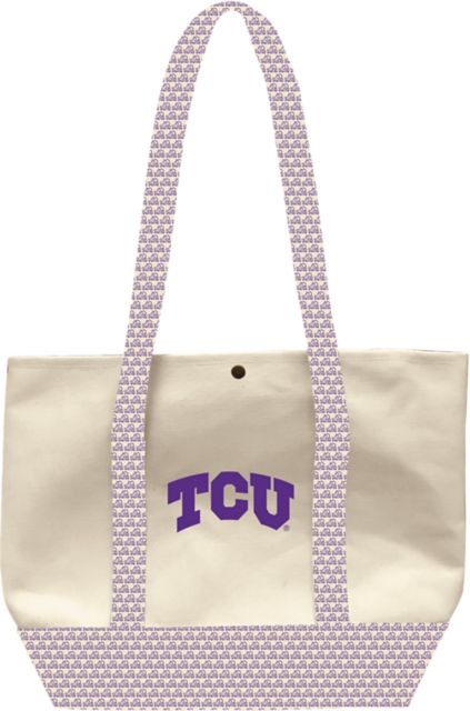 Texas Christian University Heavyweight Snap Tote Bag