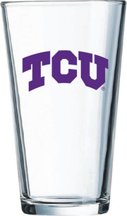 Texas Christian University 16 oz. Glass