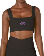 Texas Christian University Beyond Yoga Spacedye Square Bra