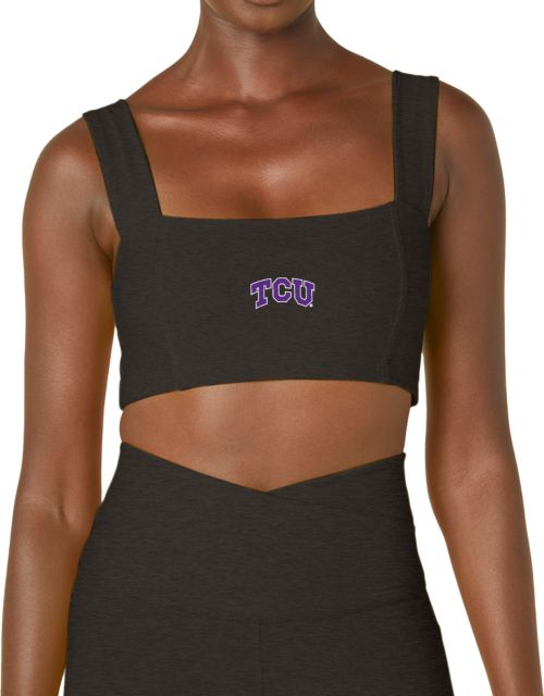 Texas Christian University Beyond Yoga Spacedye Square Bra