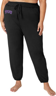 Texas Christian University Beyond Yoga Cozy Fleece Weekender Pant - Plus Size