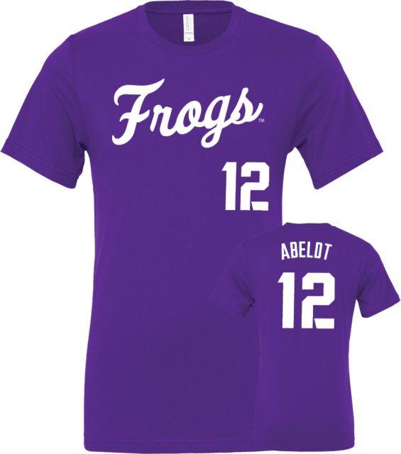 TCU Baseball T-Shirt Ben Abeldt - 12 - ONLINE ONLY