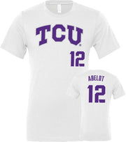 TCU Baseball T-Shirt Ben Abeldt - 12 - ONLINE ONLY