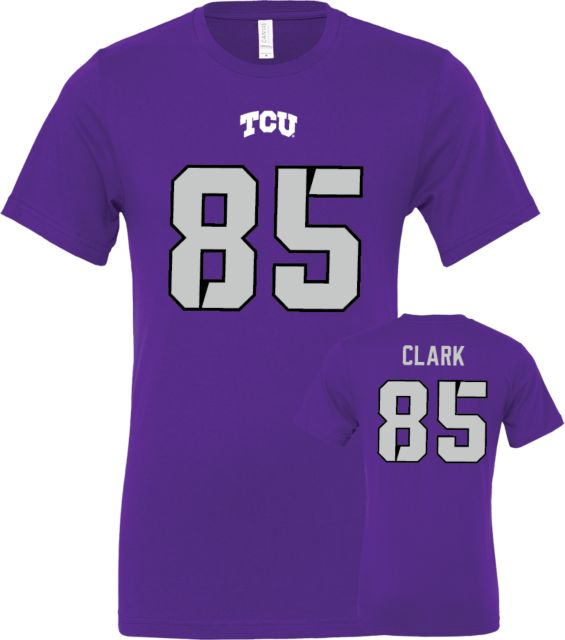 TCU Football T-Shirt Clark - 85 - ONLINE ONLY