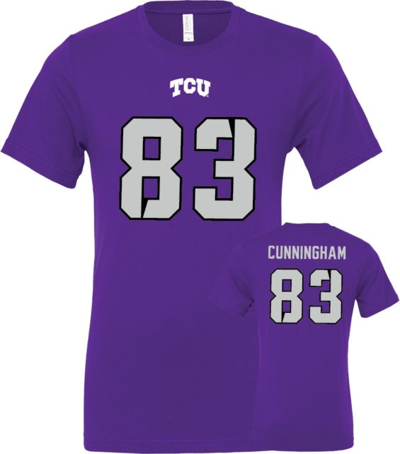 TCU Football T-Shirt Cunningham - 83 - ONLINE ONLY