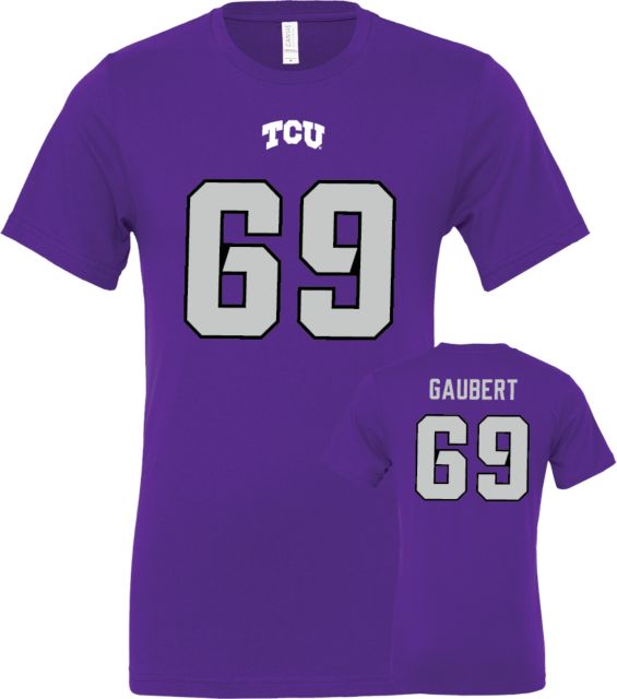 TCU Football T-Shirt Gaubert - 69 - ONLINE ONLY