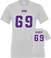 TCU Football T-Shirt Gaubert - 69 - ONLINE ONLY