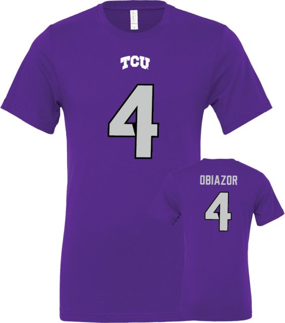 TCU Football T-Shirt Obiazor - 4 - ONLINE ONLY