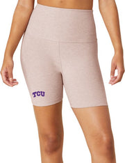 Texas Christian University Beyond Yoga Spacedye Keep Pace Biker Short