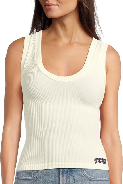 TCU Free People Womens Clean Slate Tank Arched TCU