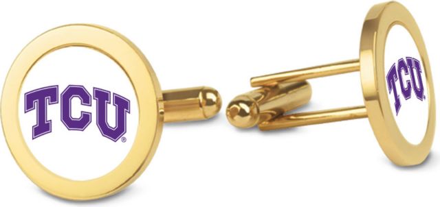 CSI Gold Cufflinks (Gift Boxed) With Colored Medallion - ONLINE ONLY