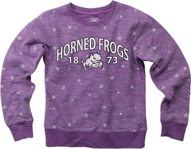 Texas Christian University Youth Girl's Crewneck