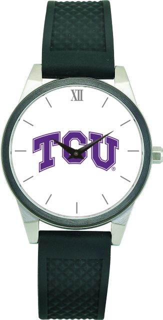 CSI Women's Wristwatch (Gift Boxed) With Black Silicone Strap And Color Medallion. - ONLINE ONLY