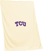 Texas Christian University 84x54 Sweatshirt Blanket