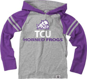 Texas Christian University Youth Boy's Hooded Long Sleeve T-Shirt