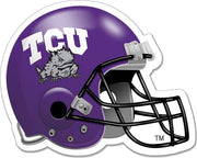 Texas Christian University Horned Frogs Football Helmet Coasters