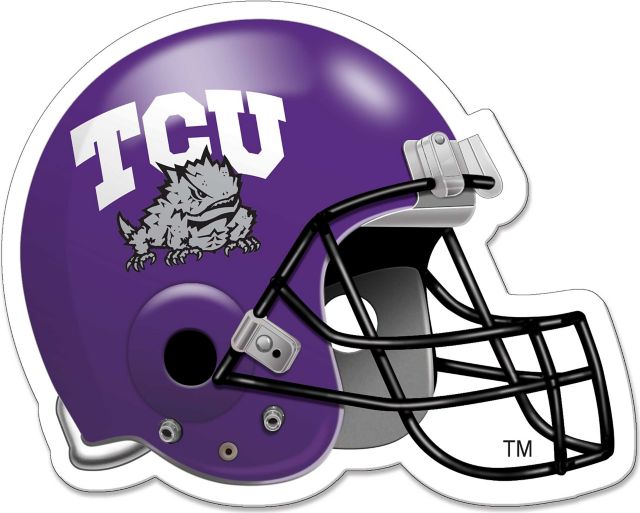 Texas Christian University Horned Frogs Football Helmet Coasters