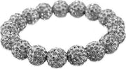 Texas Christian University Rhinestone Bead Bracelet
