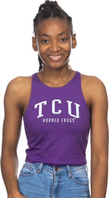Texas Christian University Women's Horned Frogs Cropped Tank Top