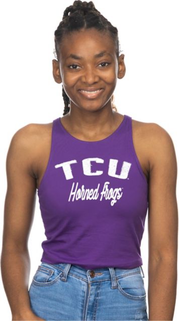 Texas Christian University Women's Horned Frogs Cropped Top