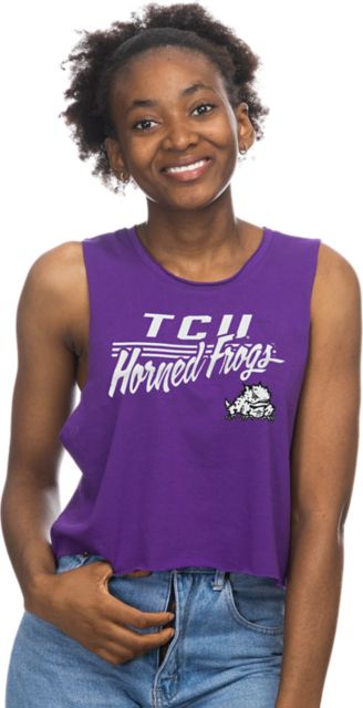 Texas Christian University Women's Horned Frogs Muscle Tank Top