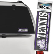Texas Christian University Horned Frogs Tennis Decal