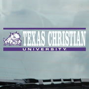 Texas Christian University Horned Frogs Cling Decal