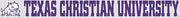 Texas Christian University Horned Frogs Strip Decal
