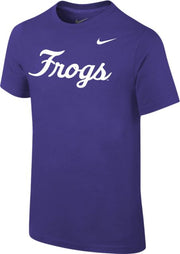 Texas Christian University Youth Core Cotton Short Sleeve Tee