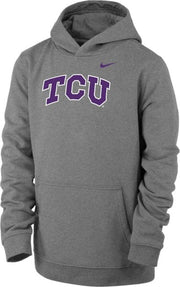 Texas Christian University Youth Club Fleece Hood