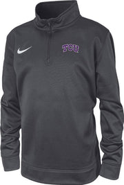 Texas Christian University Horned Frogs Youth Boys' 1/4 Zip Pullover