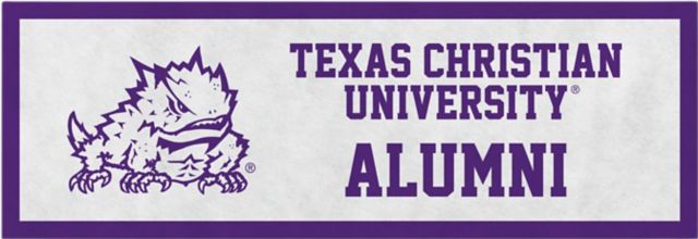 Texas Christian University Horned Frogs Alumni 23'' x 36'' Banner