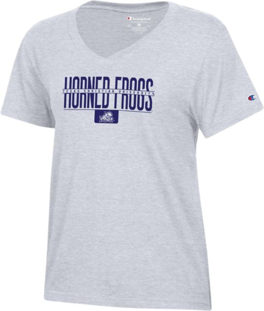 Texas Christian University Women's V-Neck Short Sleeve T-Shirt