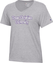 Texas Christian University Women's V-Neck Short Sleeve T-Shirt