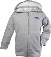 Texas Christian University Horned Frogs Infant Henry Unisex Full Zip Hood