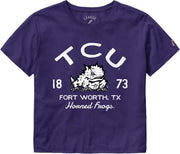 Texas Christian University Horned Frogs Women's Clothesline Short Sleeve T-Shirt